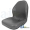 A & I Products Seat, Lawn & Garden, UTV, Tractor, Skidsteer, Gray Vinyl 0" x0" x0" A-LGT125GR - alternate 1